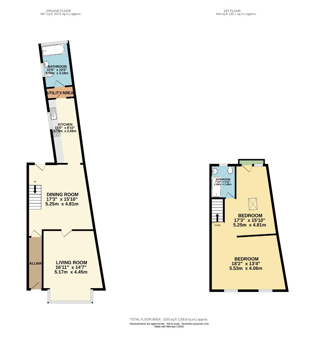21a, Boat Lane, Northenden floorplan
