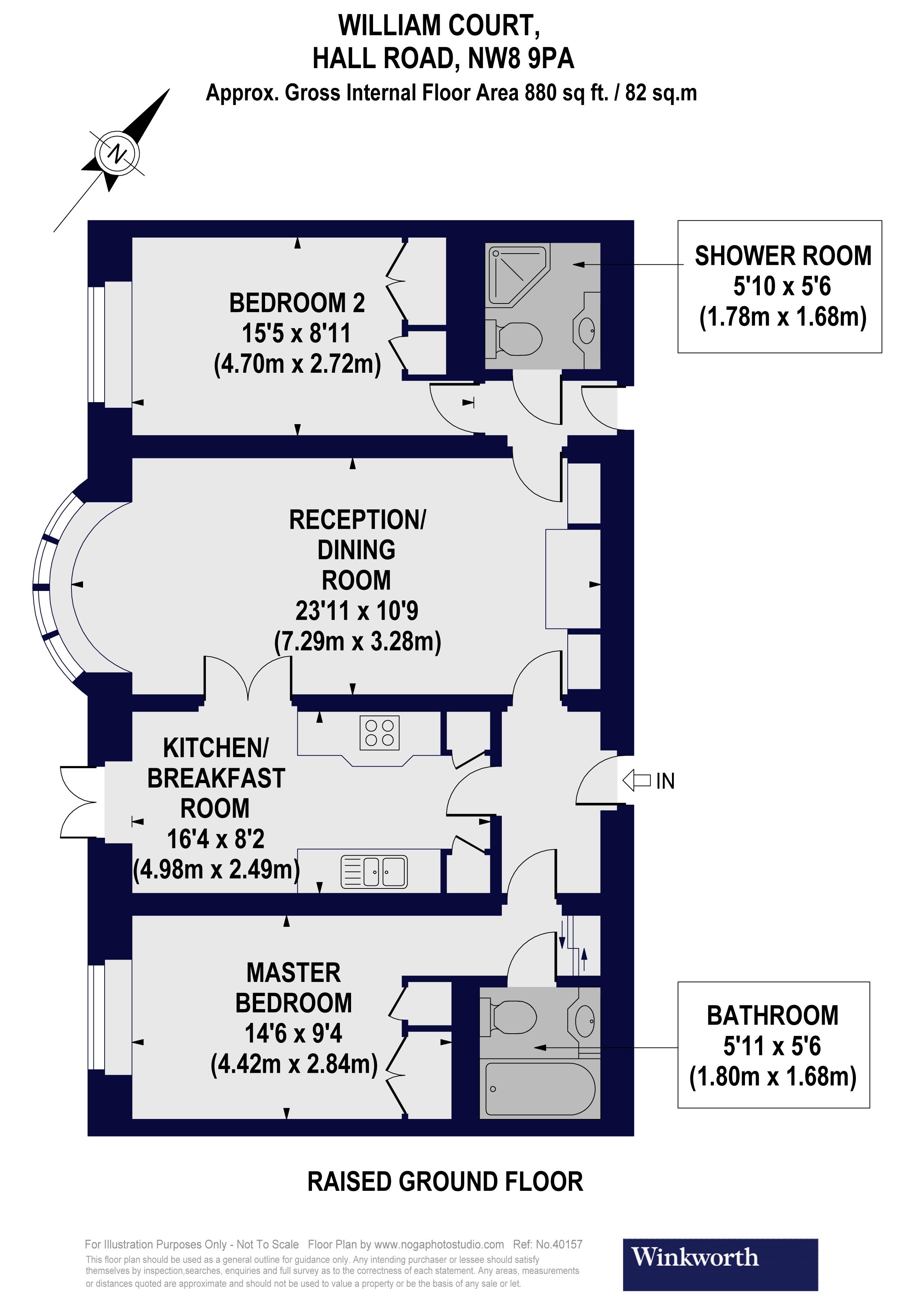 8, William Court, St John's Wood floorplan
