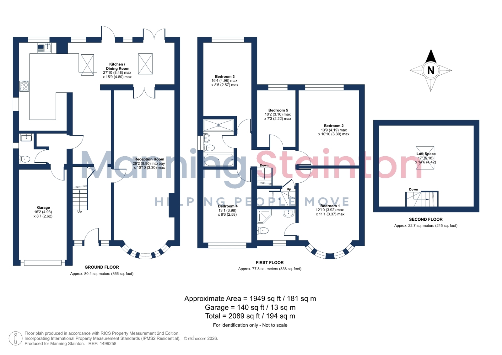 5, Chevet Grove, West Yorkshire floorplan