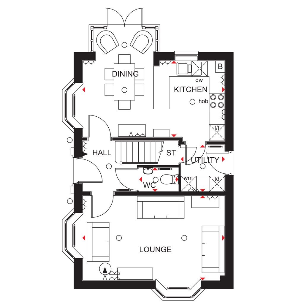 4 Bedrooms Detached house for sale in 