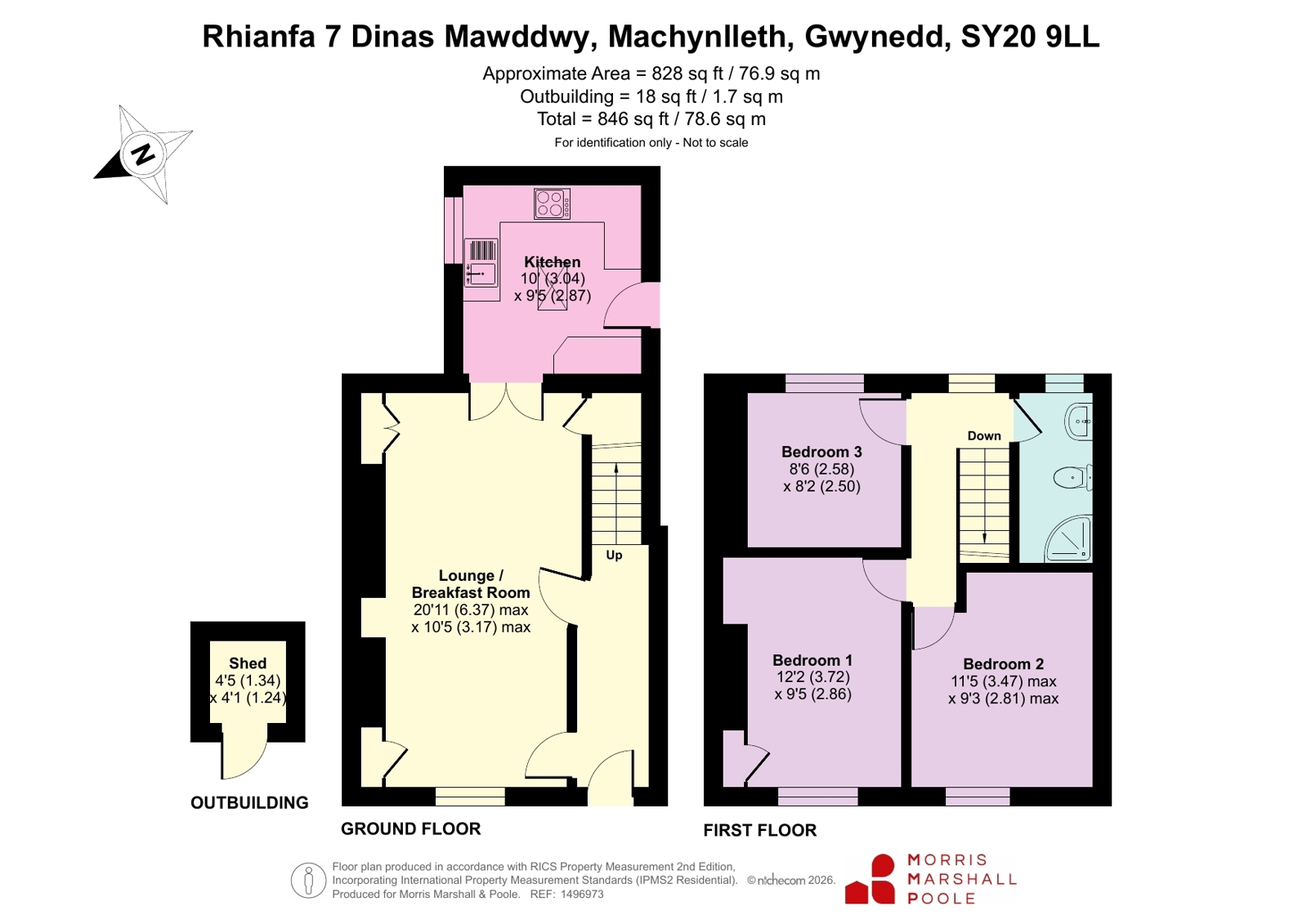 Rhianfa, 7, Dinas Mawddwy, Gwynedd floorplan