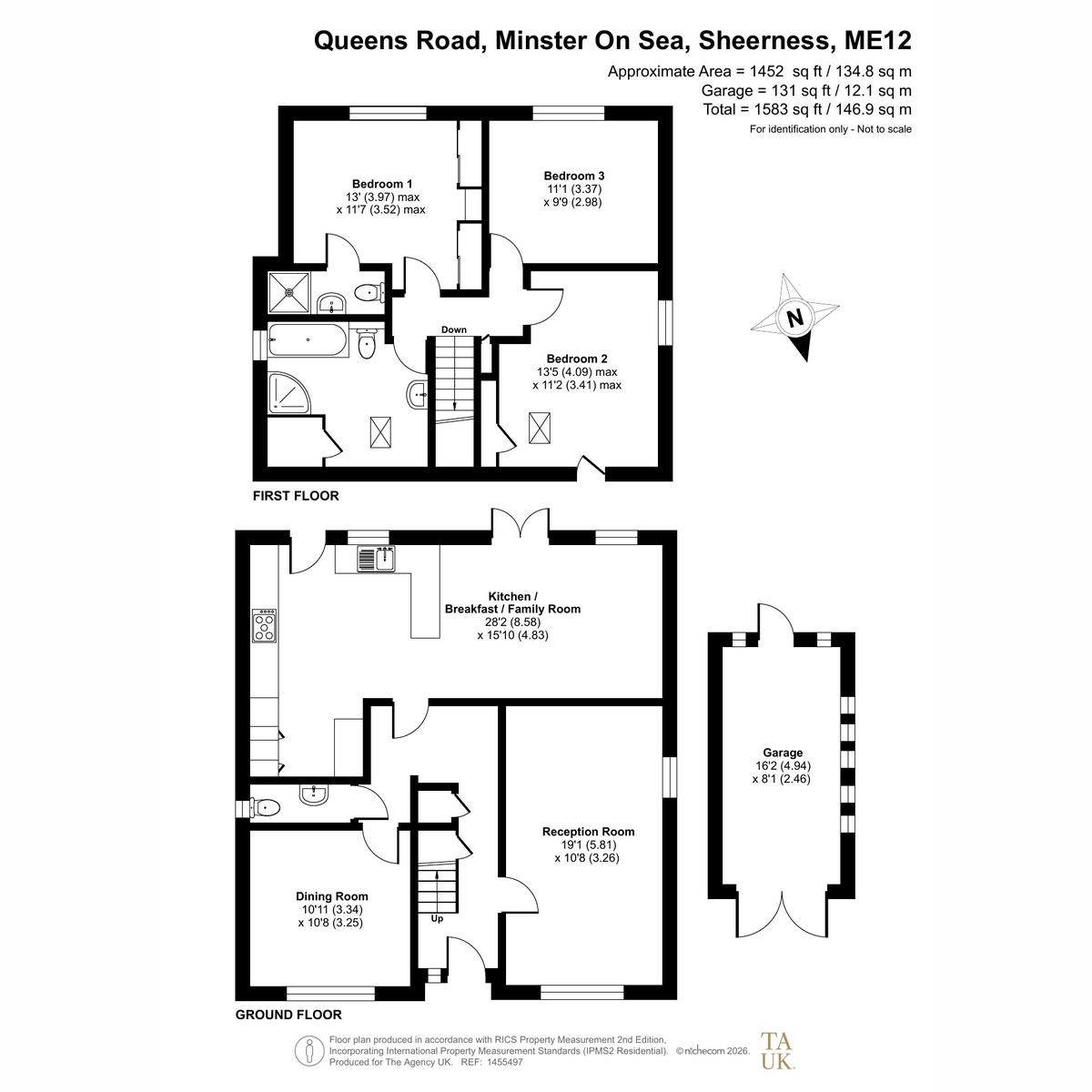 35, Queens Road, Minster on Sea floorplan