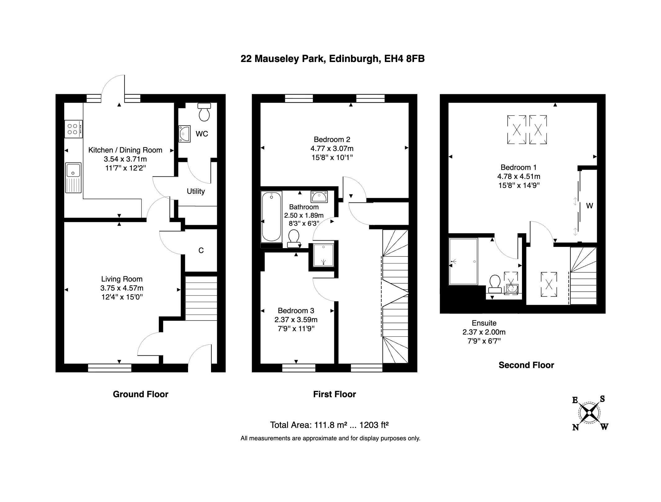 22, 22 Mauseley Park, Edinburgh floorplan