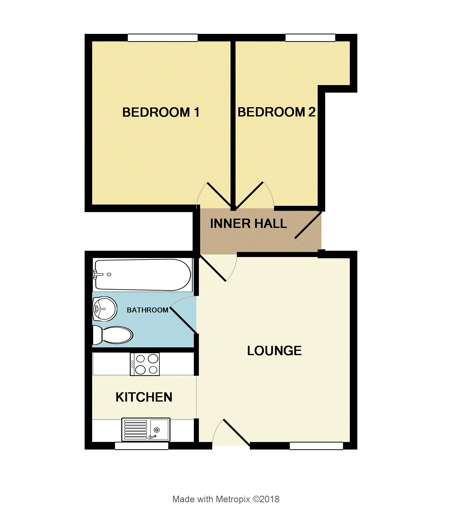 2 Bedrooms Flat to rent in Pound Road, Kingswood, Bristol BS15