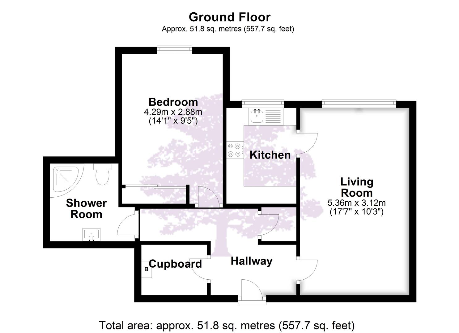 1 Bedrooms Flat for sale in Grange Lodge, St Peters Road, Portishead BS20