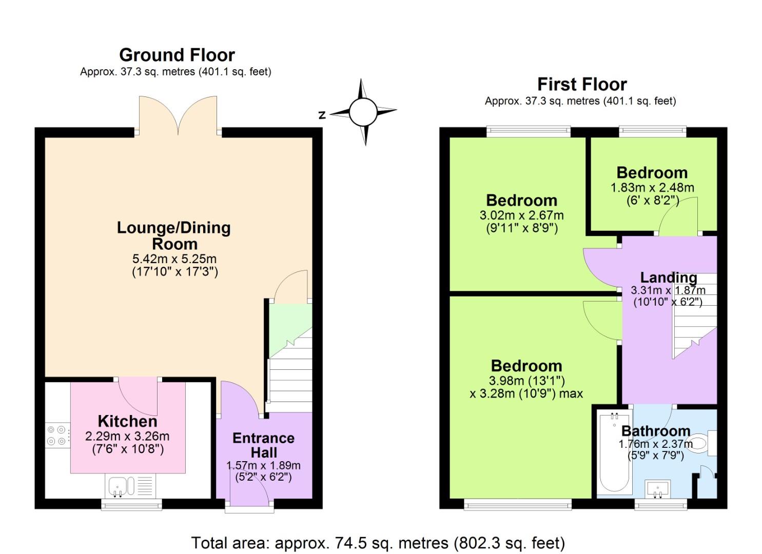 55, Church Street, Swadlincote floorplan