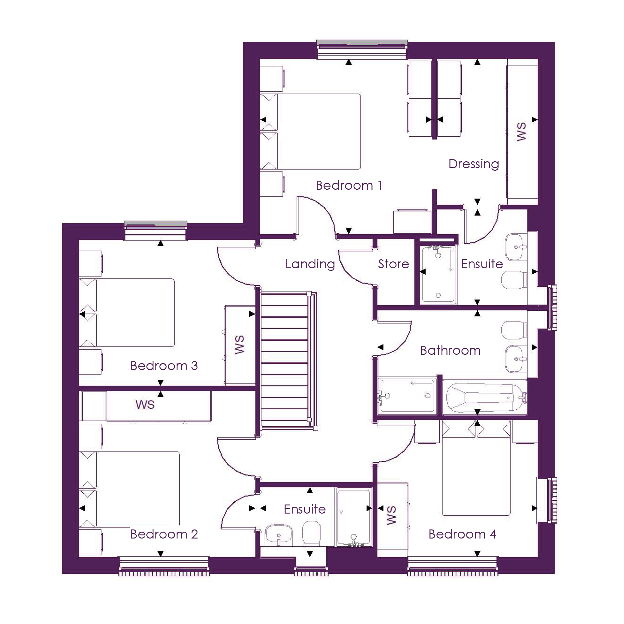 1017, Nottingham Road, Fairham floorplan
