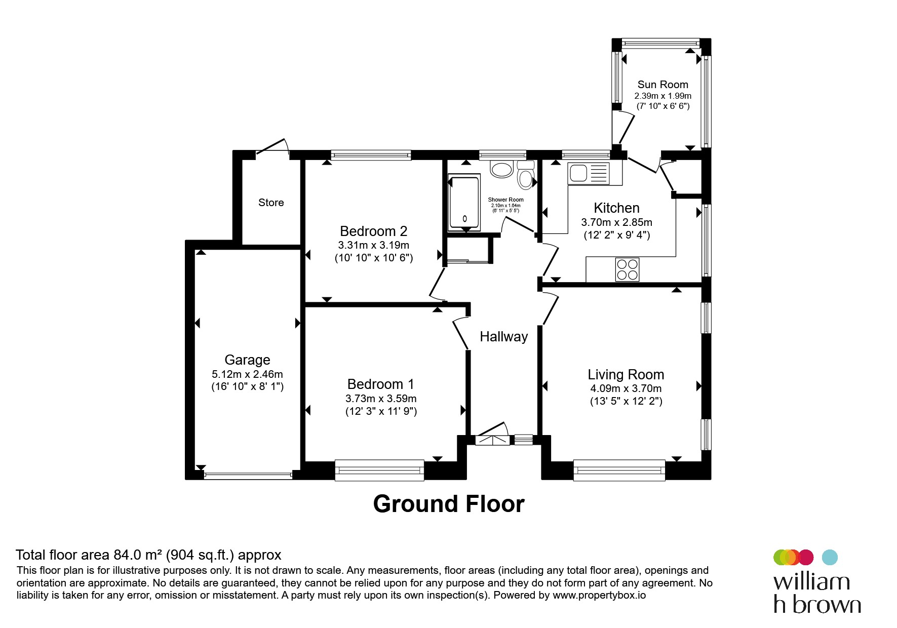 Homelands, Cross Street, Spalding floorplan