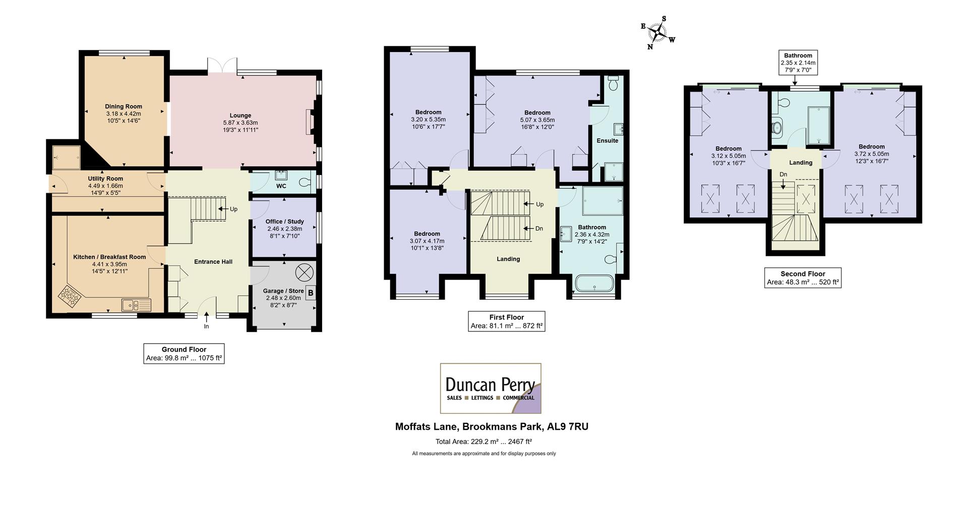 18, Moffats Lane, Brookmans Park Hatfield floorplan
