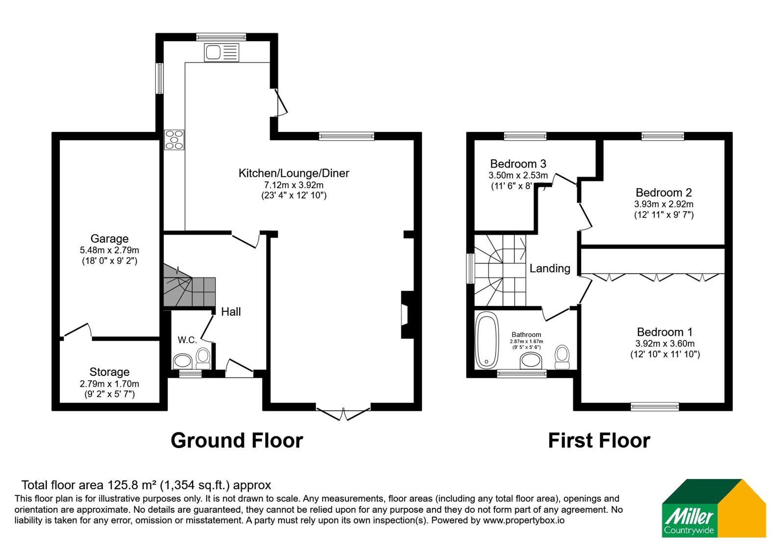 Hillside House,, Chapel Street, Cornwall floorplan