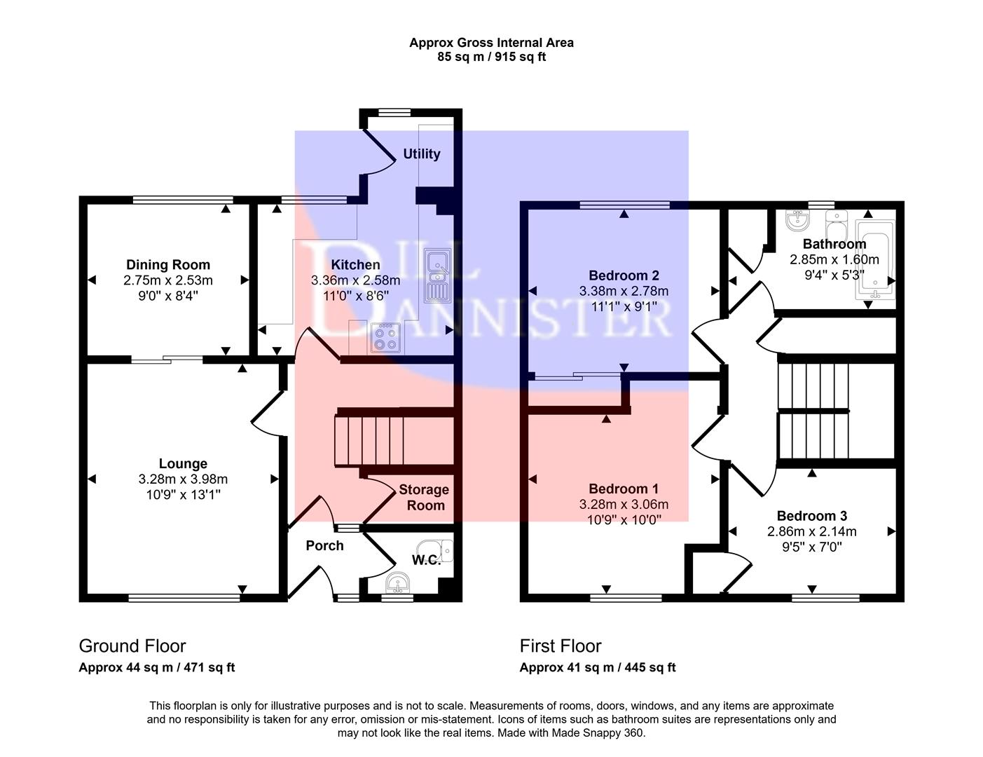 7, Graham Road, Redruth floorplan