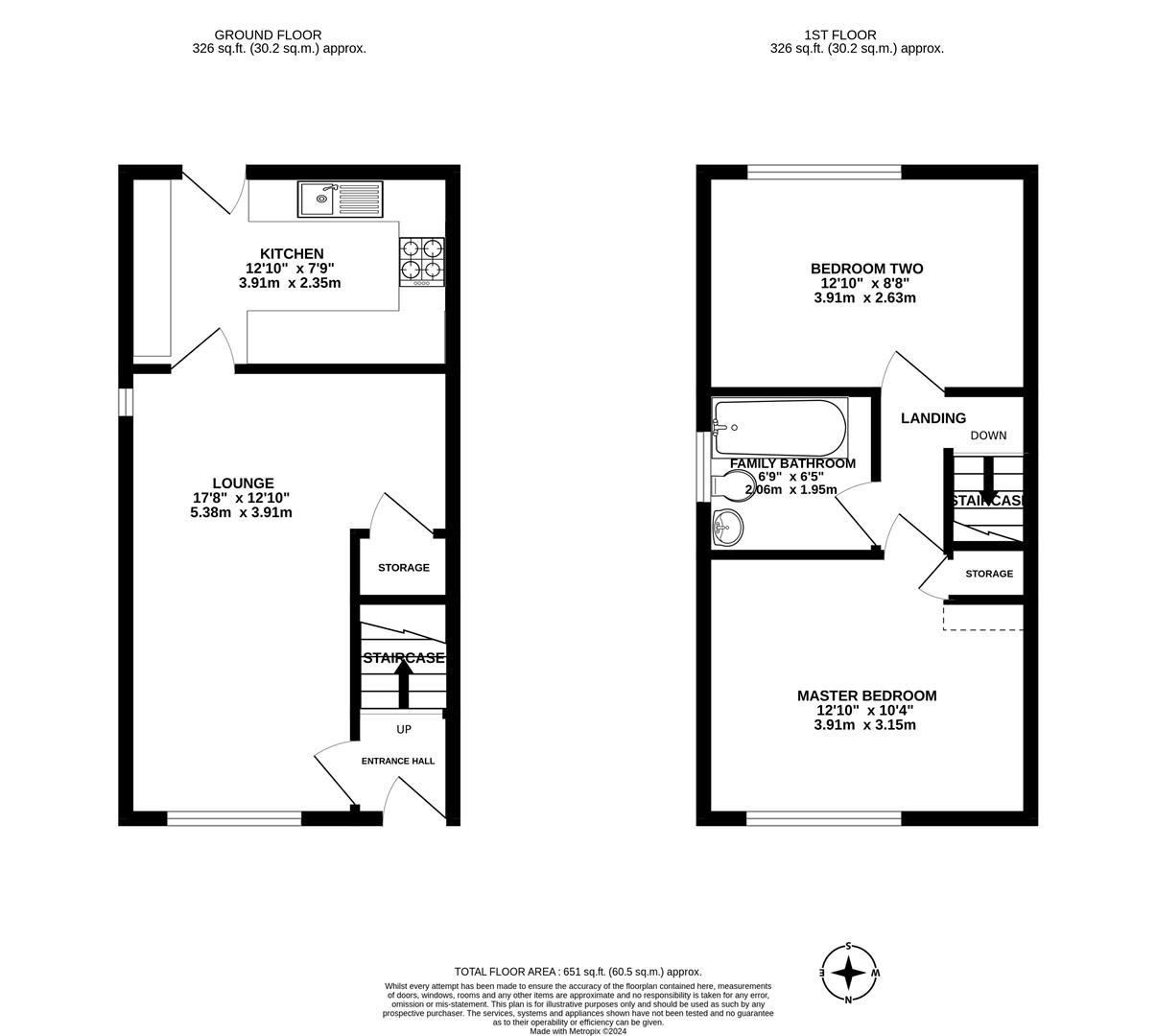 Masonfield, Bamber Bridge, Preston PR5, 2 bedroom semidetached house