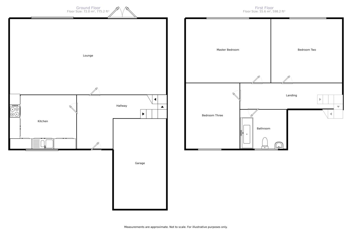 3 Bedrooms  to rent in Walsingham Close, Gillingham ME8