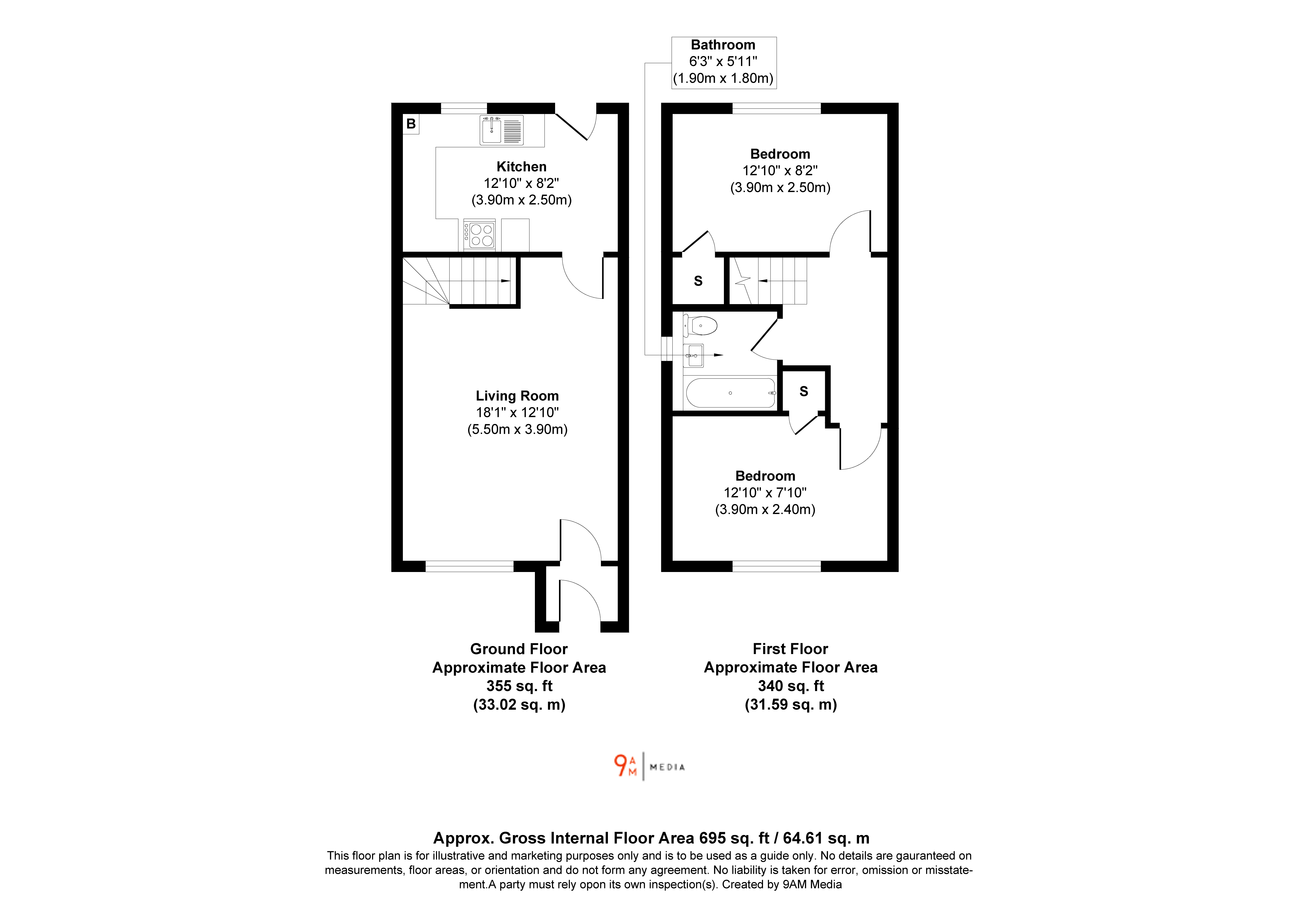 58, McBain Place, Kinross floorplan