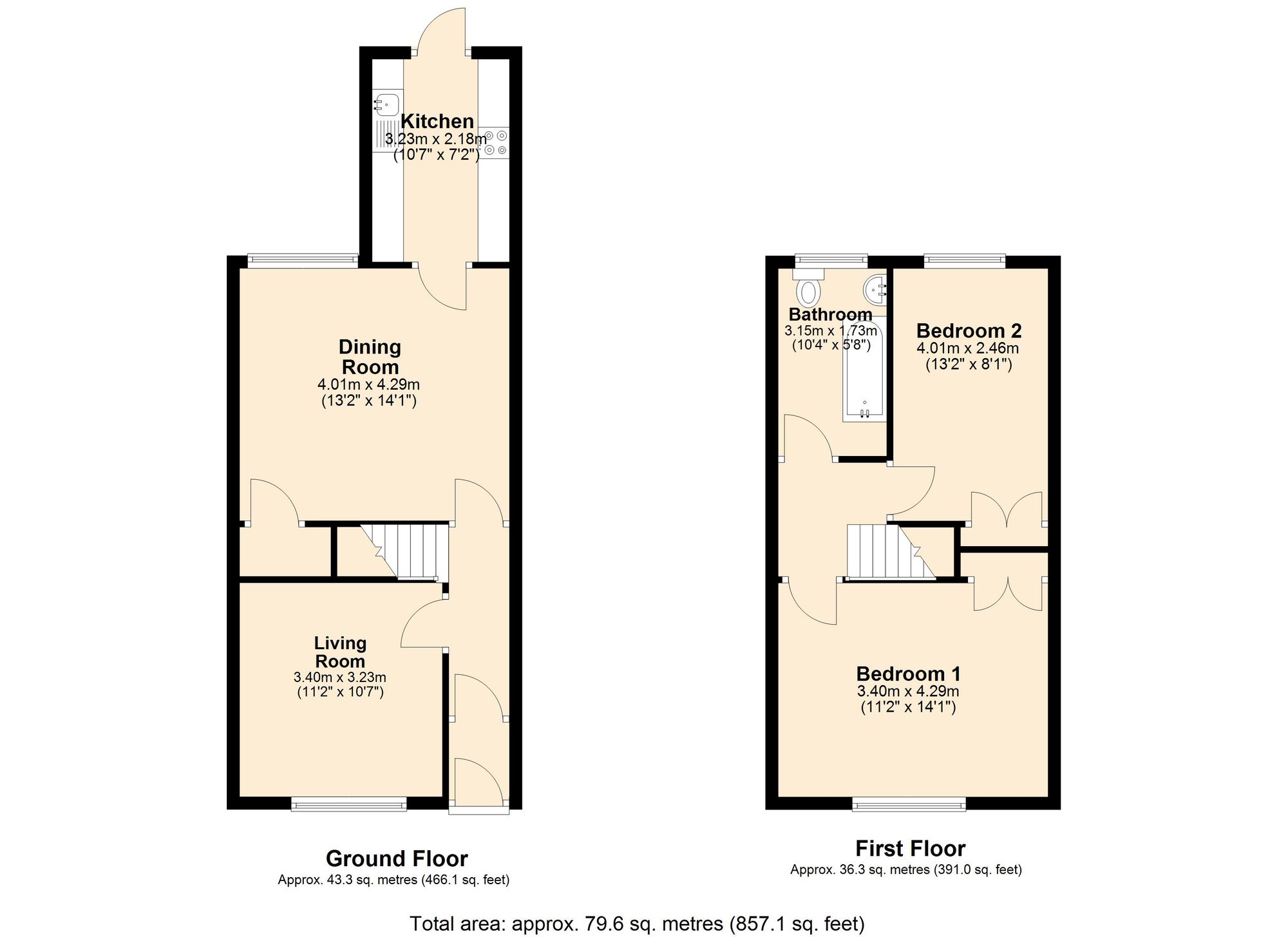 10 Birch Terrace Manchester Road, Accrington floorplan