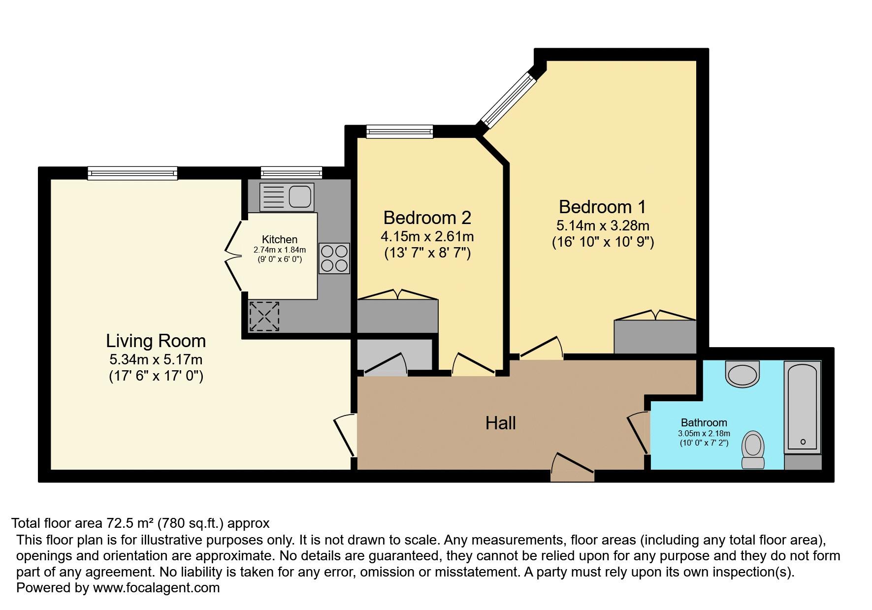 42, Windmill Court (Bognor Regis), Barnham floorplan