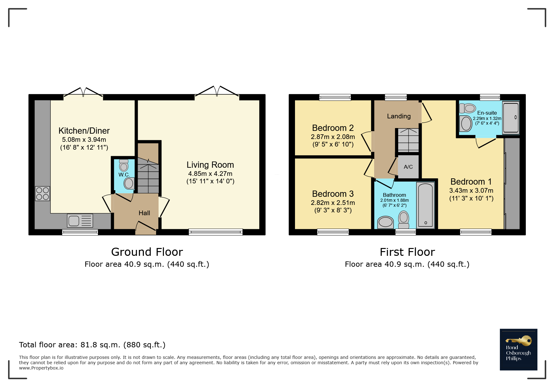 3, Graham Way, Bideford floorplan