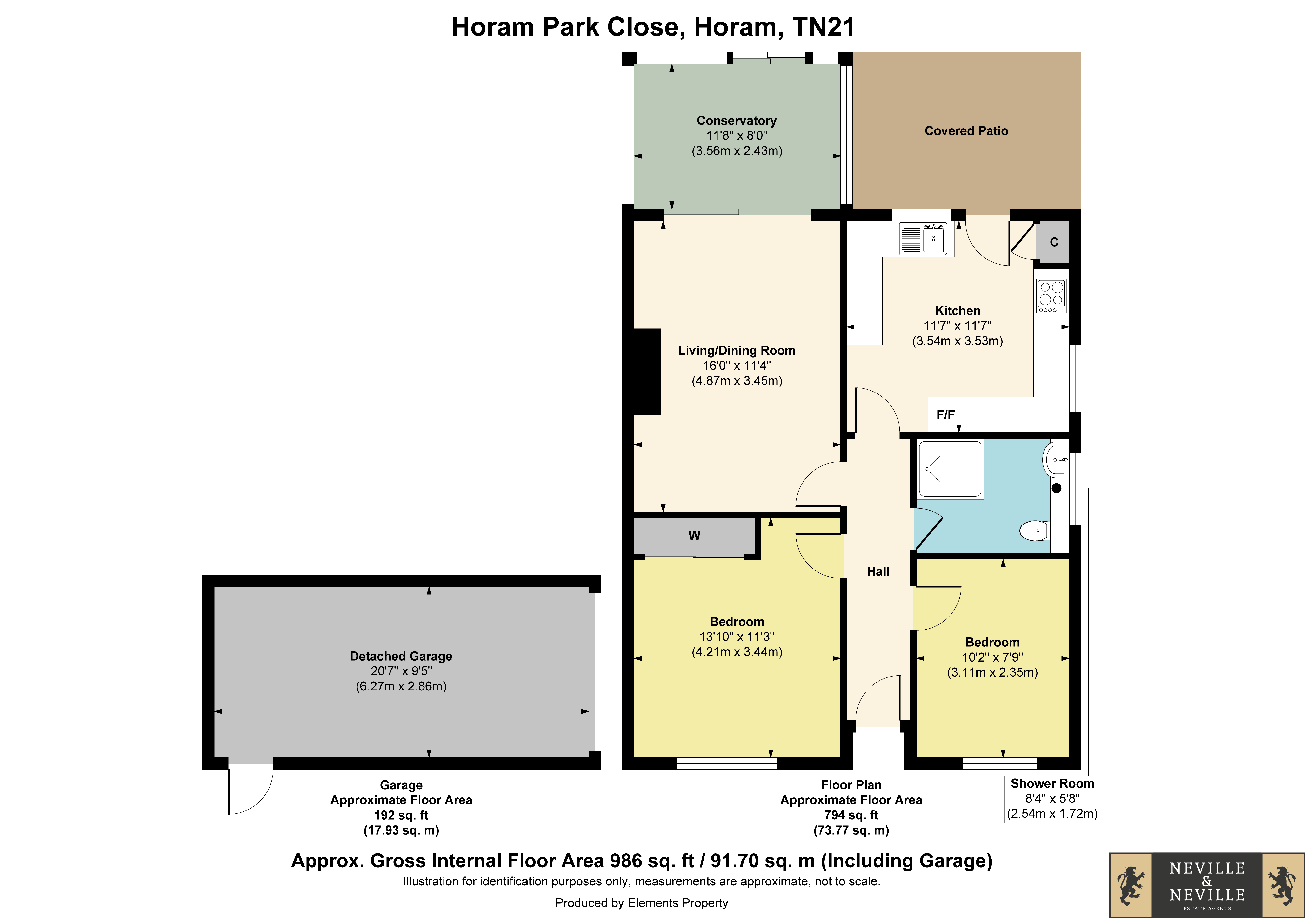 Horam Park Close, Heathfield floorplan