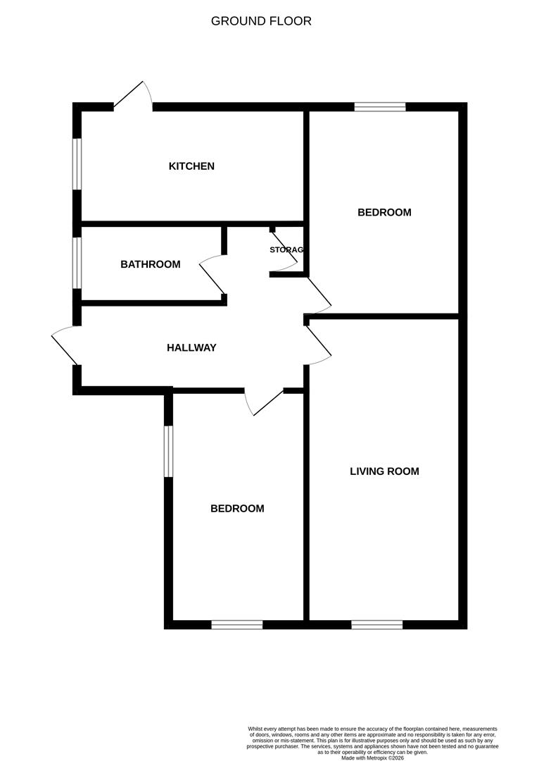 1B, Pelham Close, Pevensey floorplan