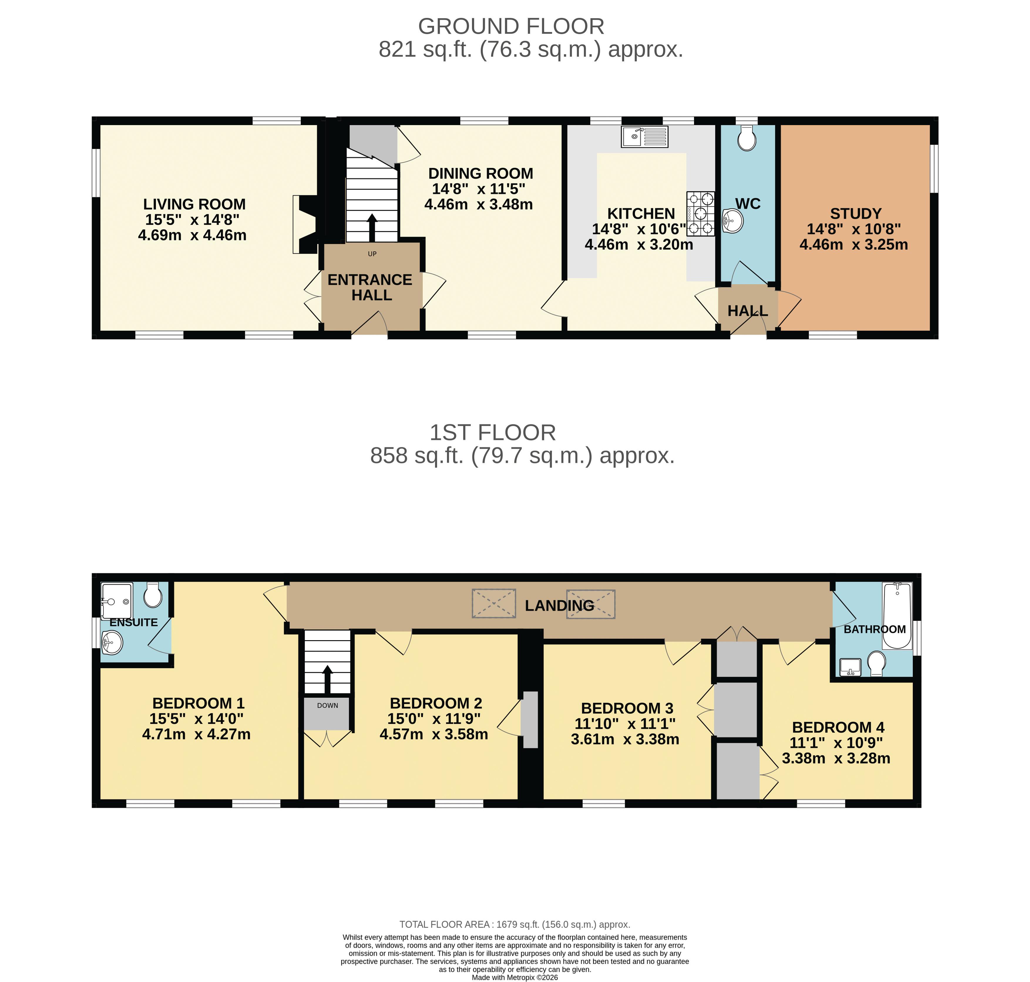 Walnut Cottage, Grosvenor Square, Lincoln floorplan