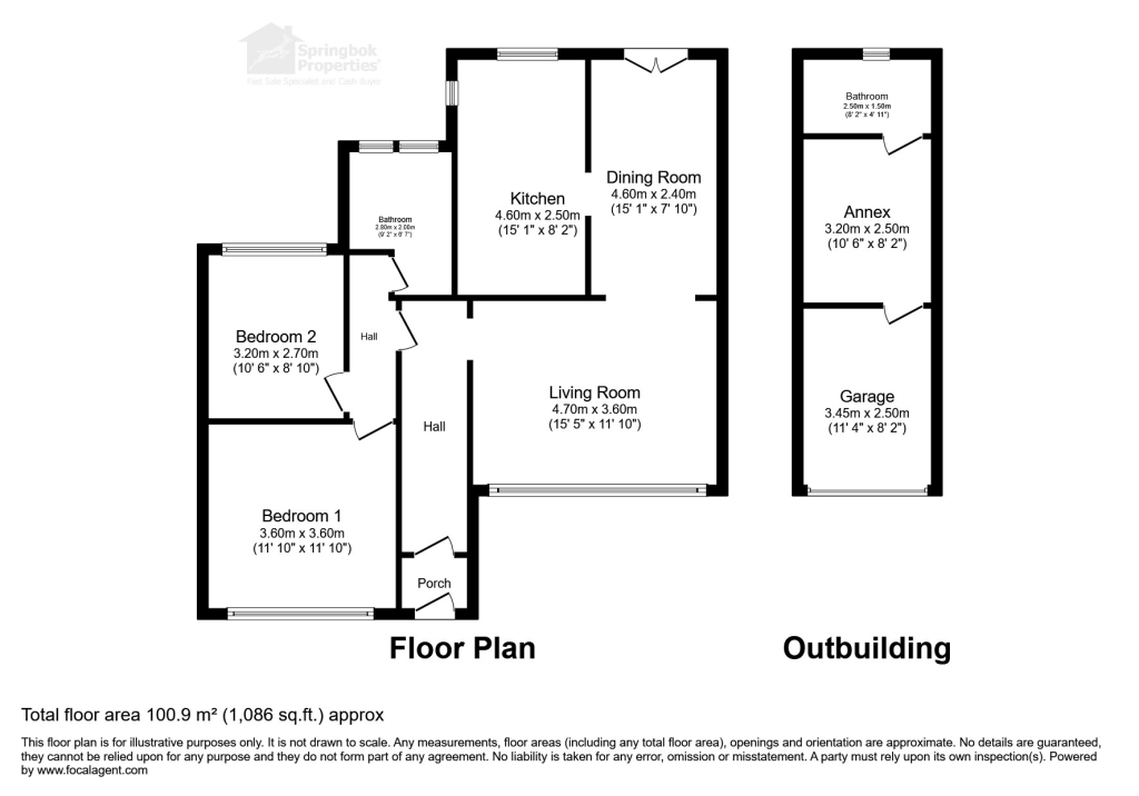 2, Whins Lane, Burnley floorplan