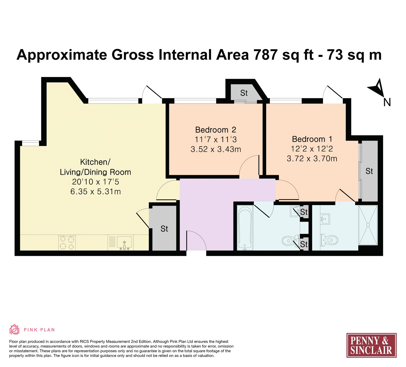 Flat 2, Barclay House 476A,, Banbury Road, Oxfordshire floorplan