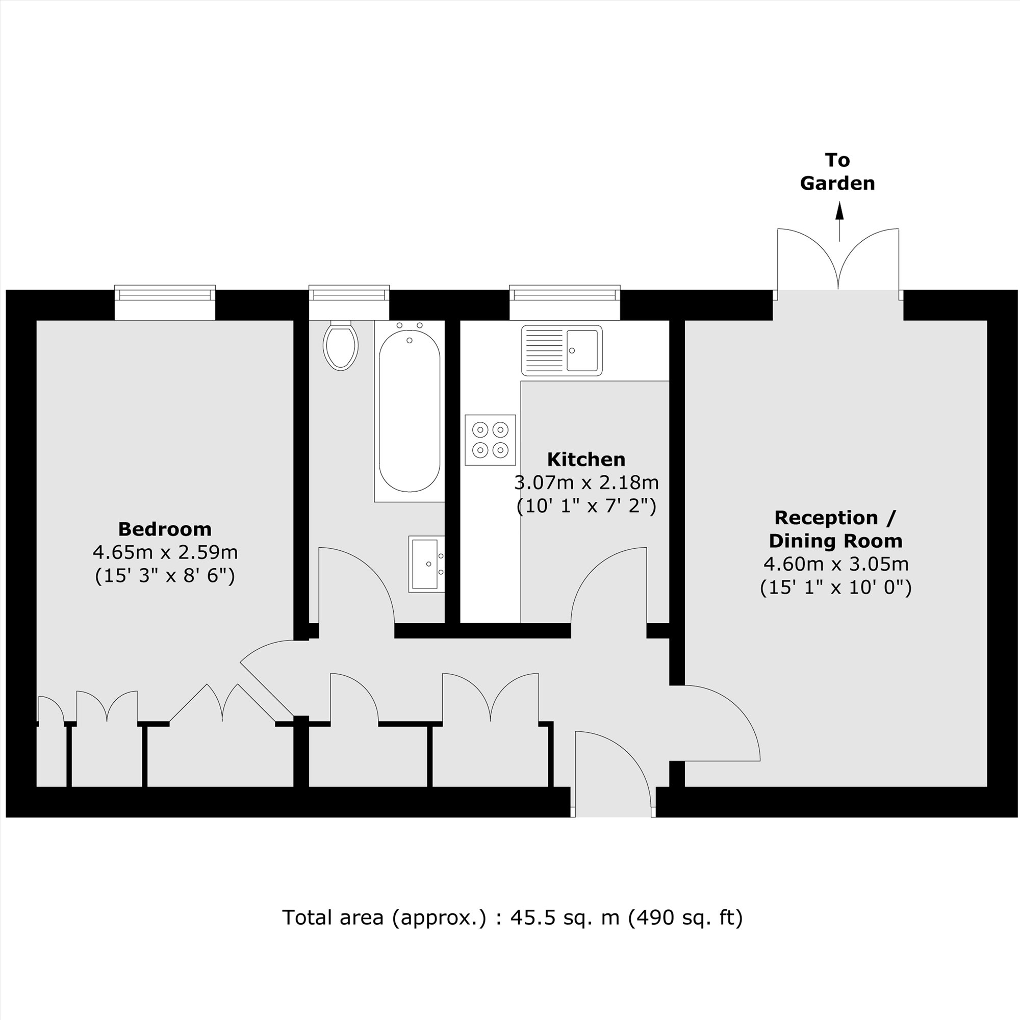 230, Brompton Park Crescent, London floorplan