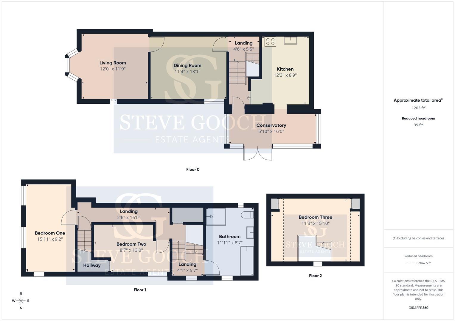 2 Oak Grove, The Branch, Drybrook floorplan