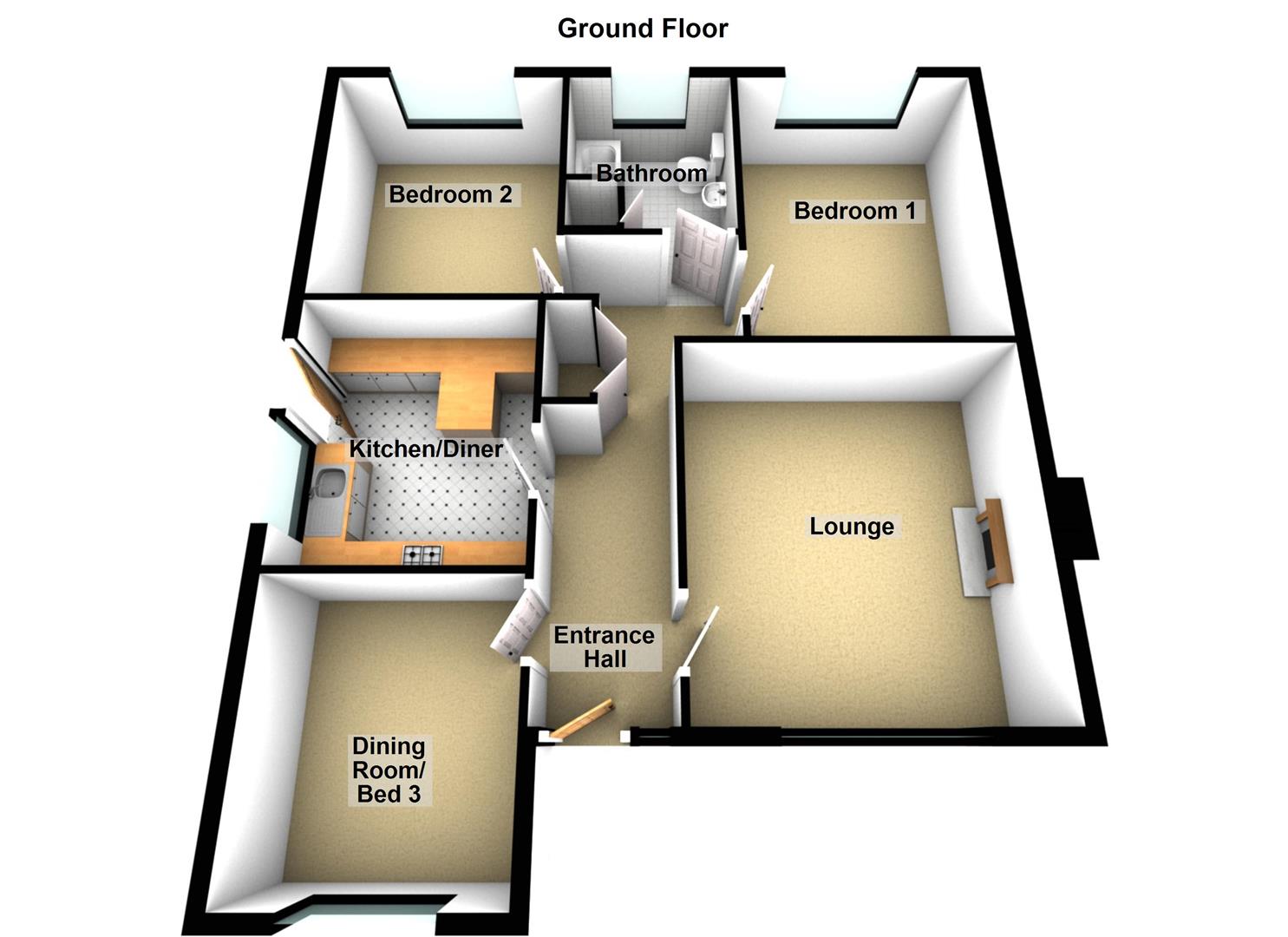3, Westland Drive, Newtownards floorplan