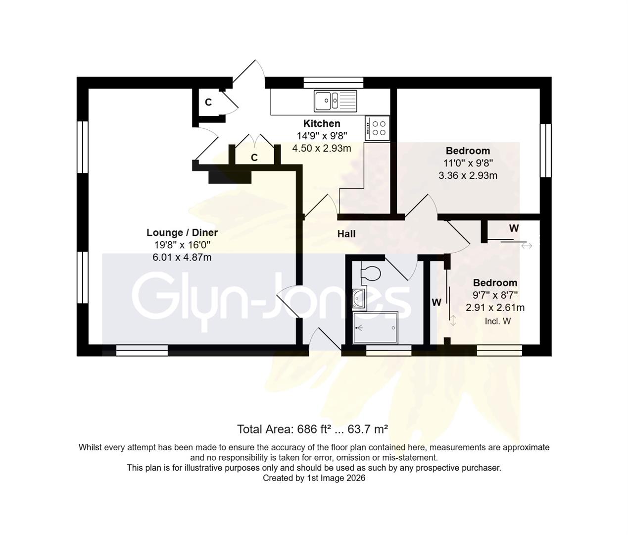 18 Beechfield Park, Hook Lane, Chichester floorplan