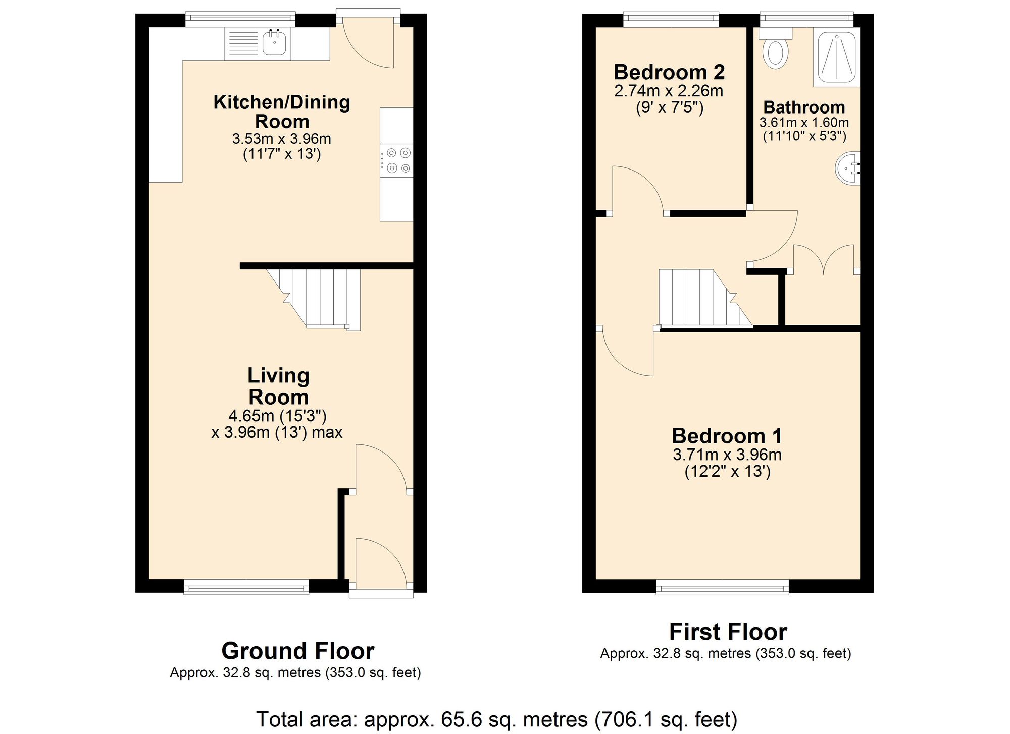 123 Greenway Street, Darwen floorplan