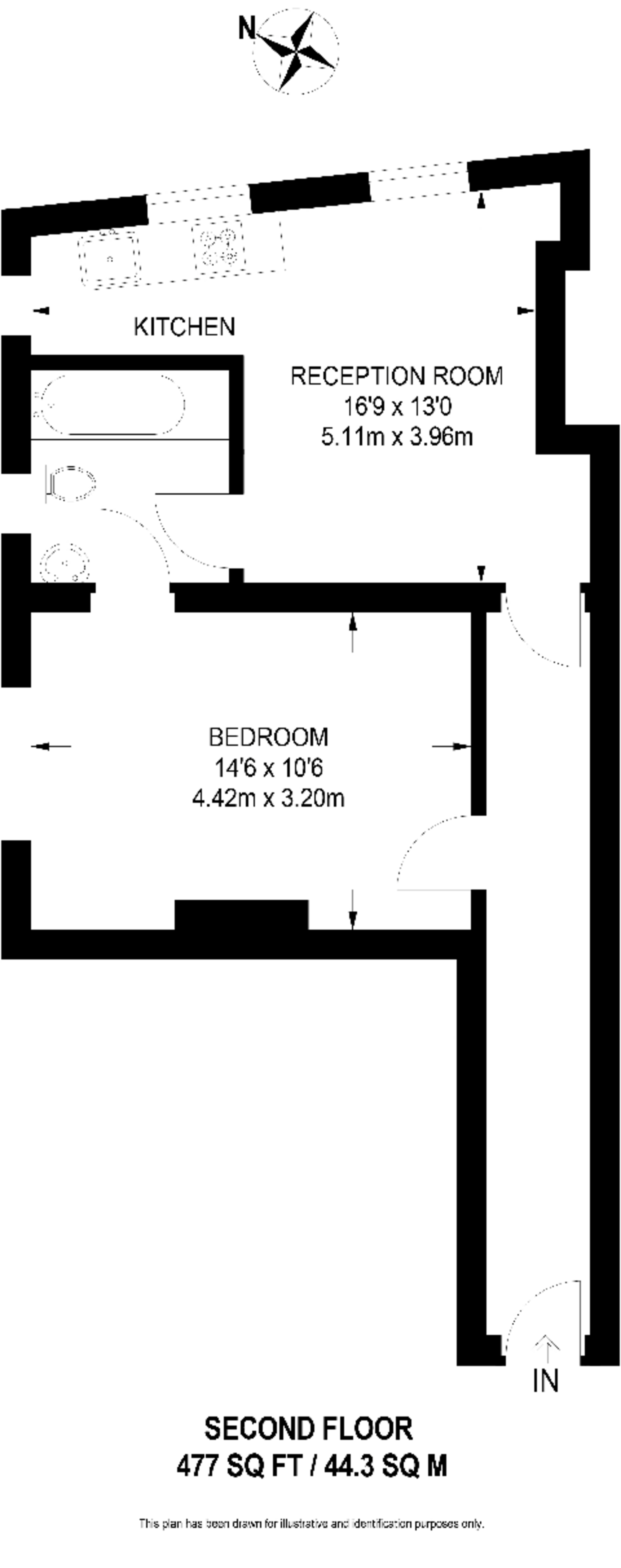 Kensington Hall Gardens, West Kensington floorplan