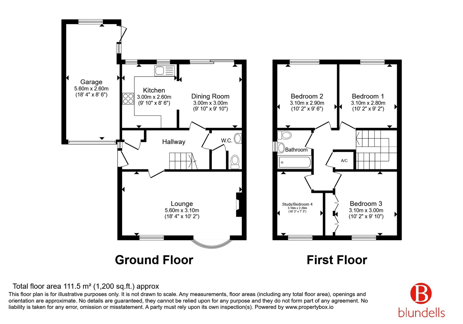46, Woodstock Road, South Yorkshire floorplan