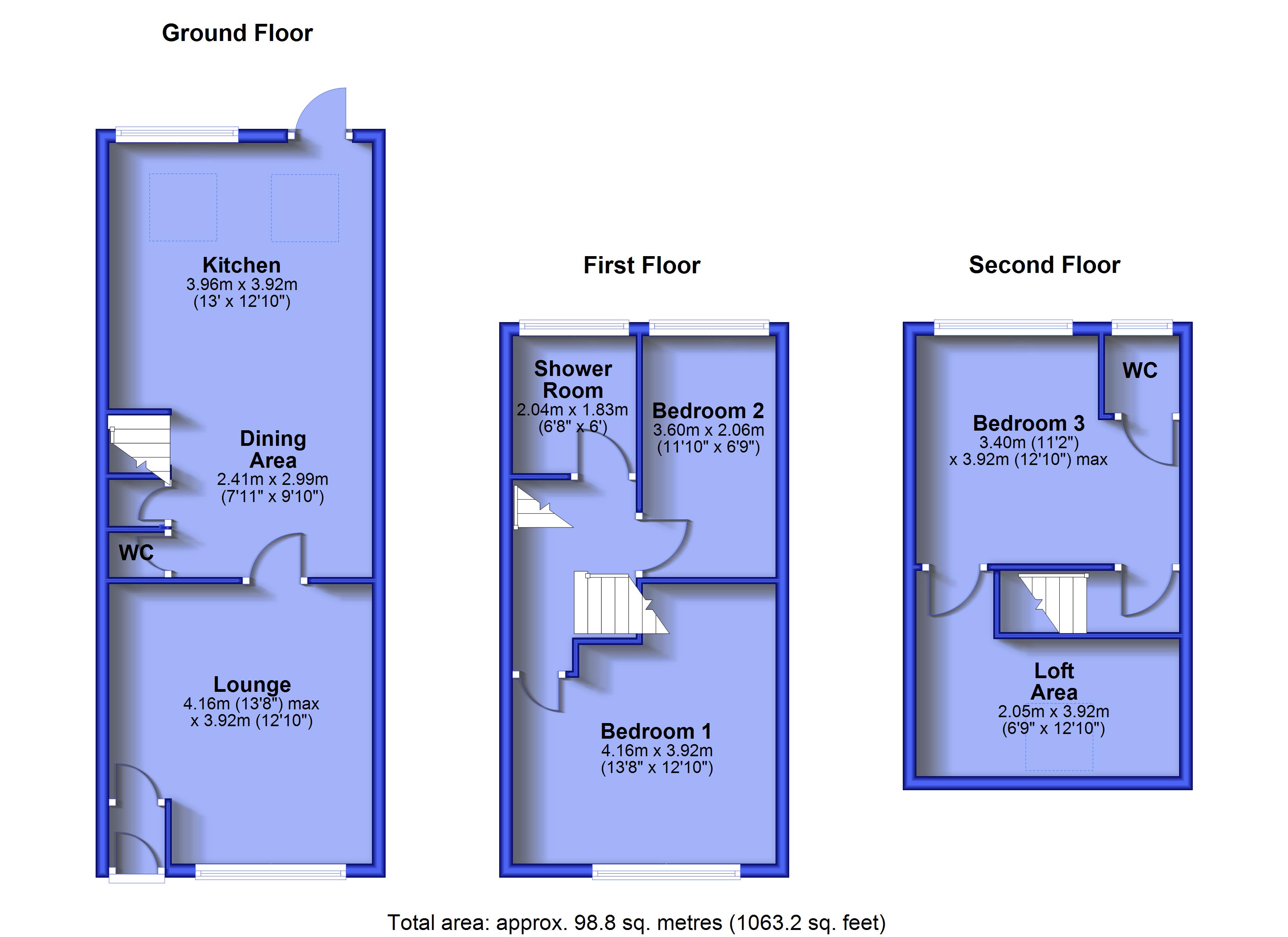 59, Broadway Street, Oldham floorplan
