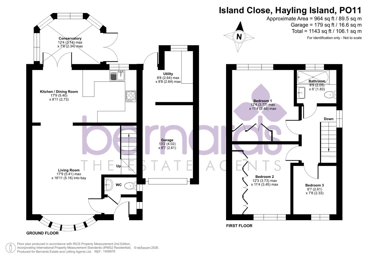 49, Island Close, Hayling Island floorplan