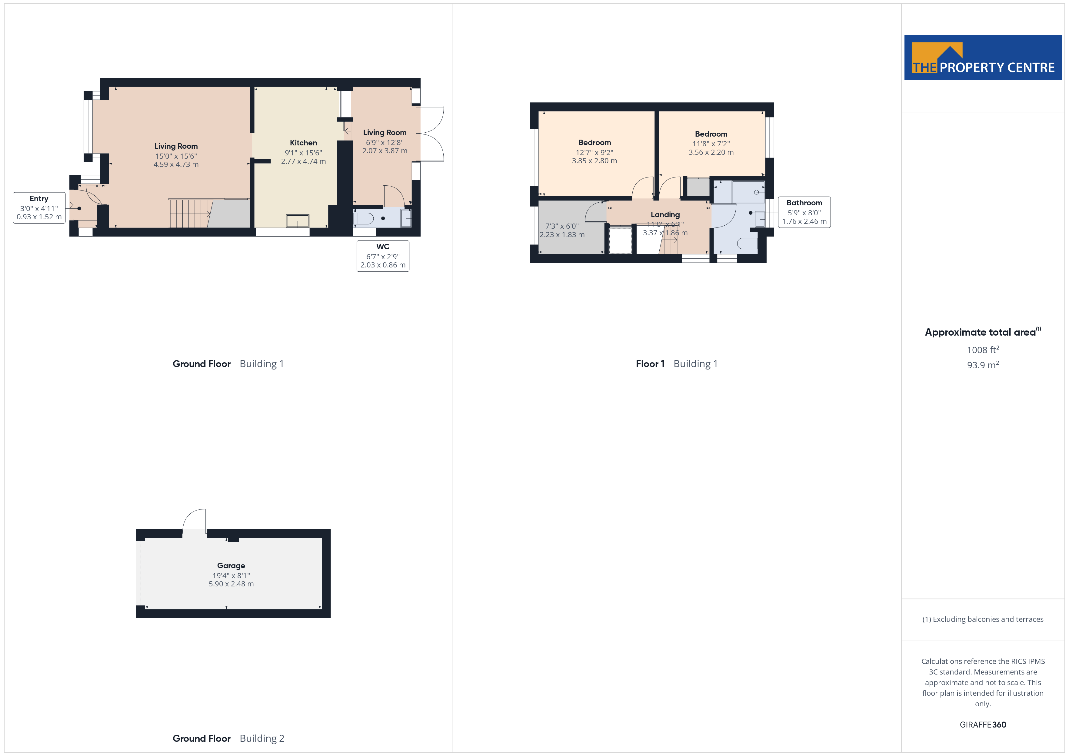 8, White Horse Close, Worcestershire floorplan