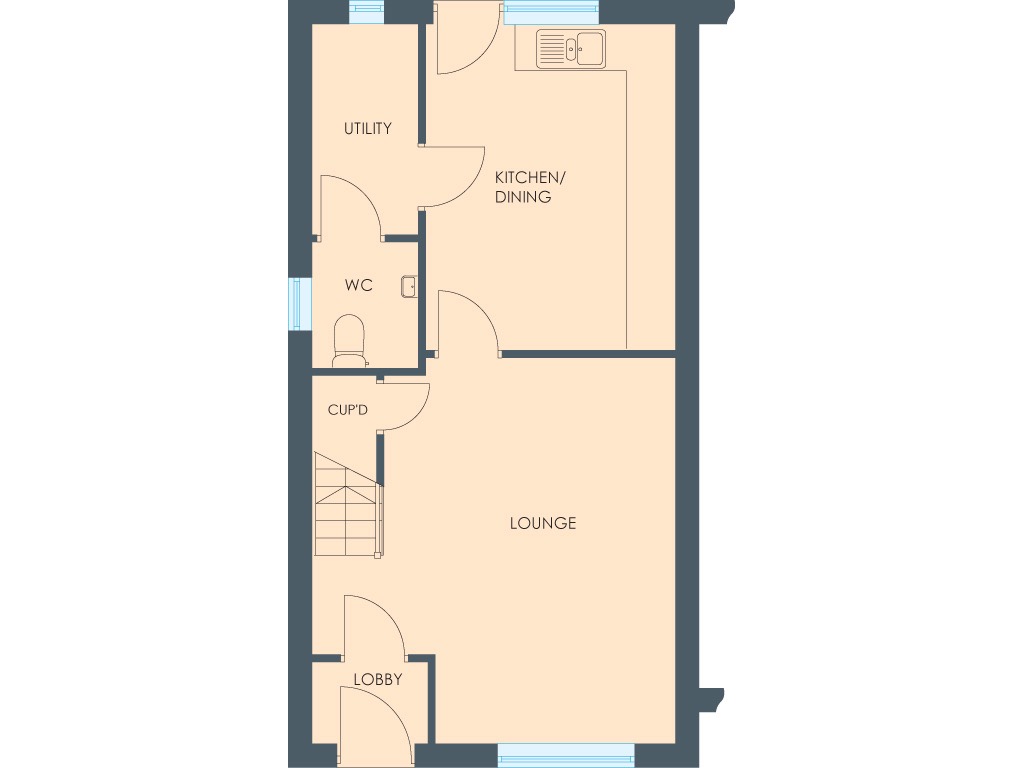 Plots 21/22 - The Prince & Princess Treetops II, Swann Road, Pontefract floorplan