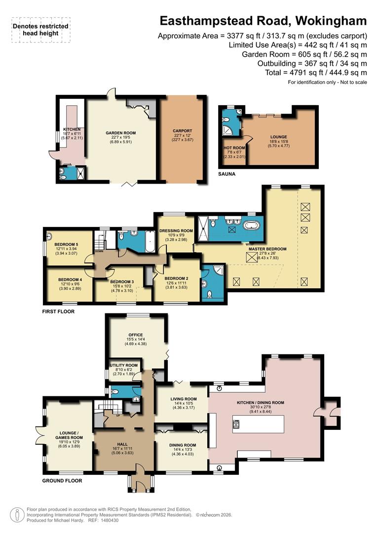 Six Oaks, Easthampstead Road, Wokingham floorplan