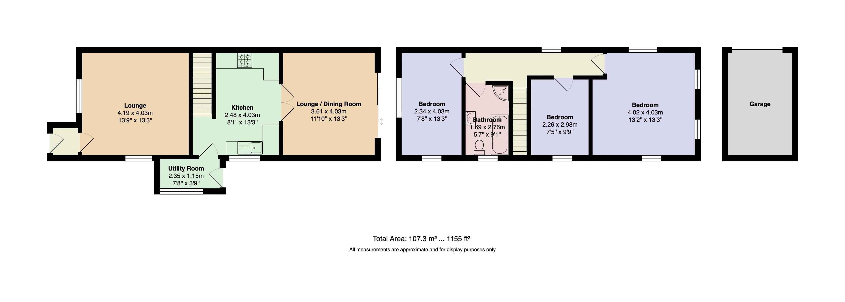 130, Simister Lane, Manchester floorplan