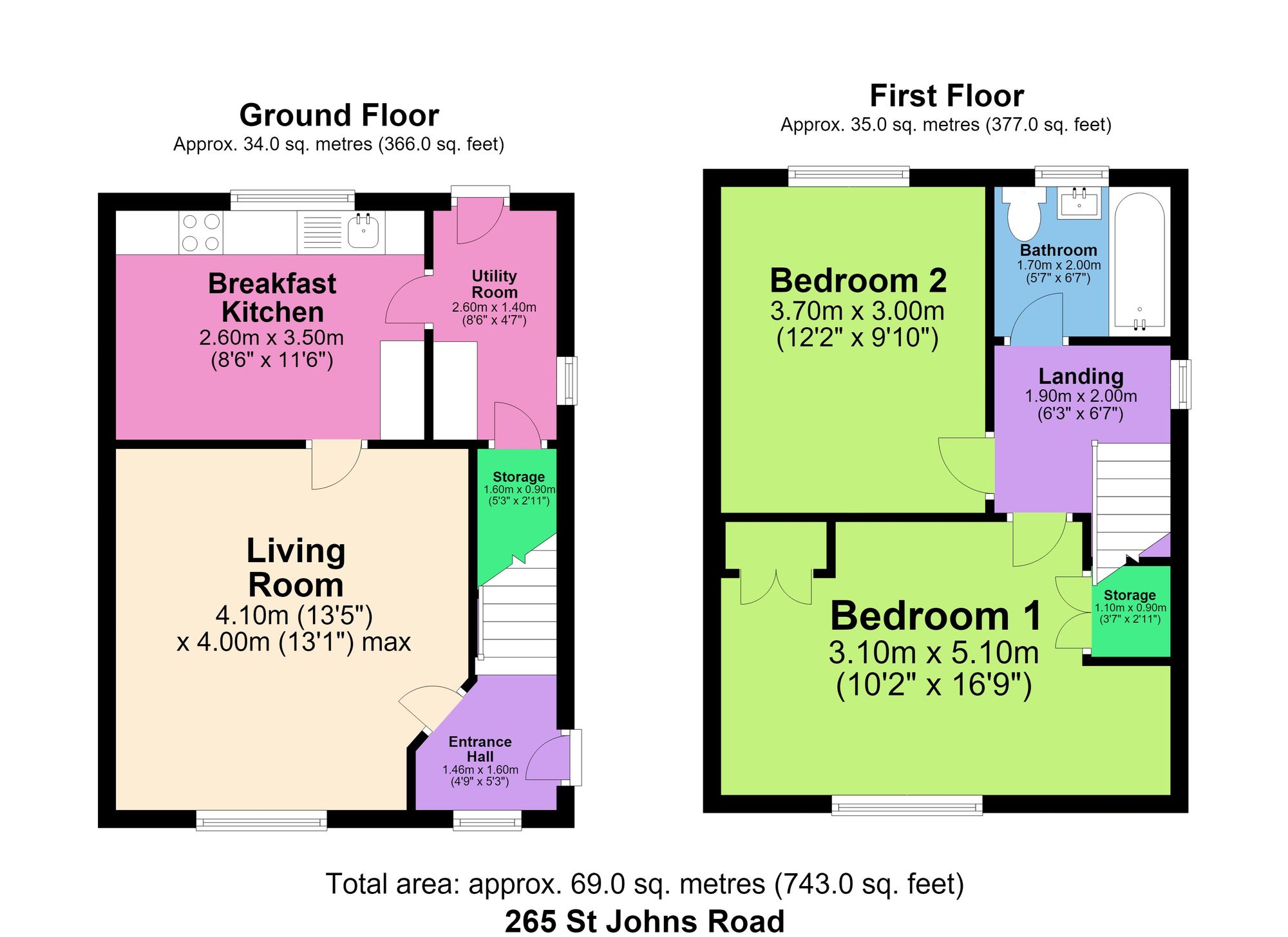 265 St. Johns Road, Chesterfield floorplan