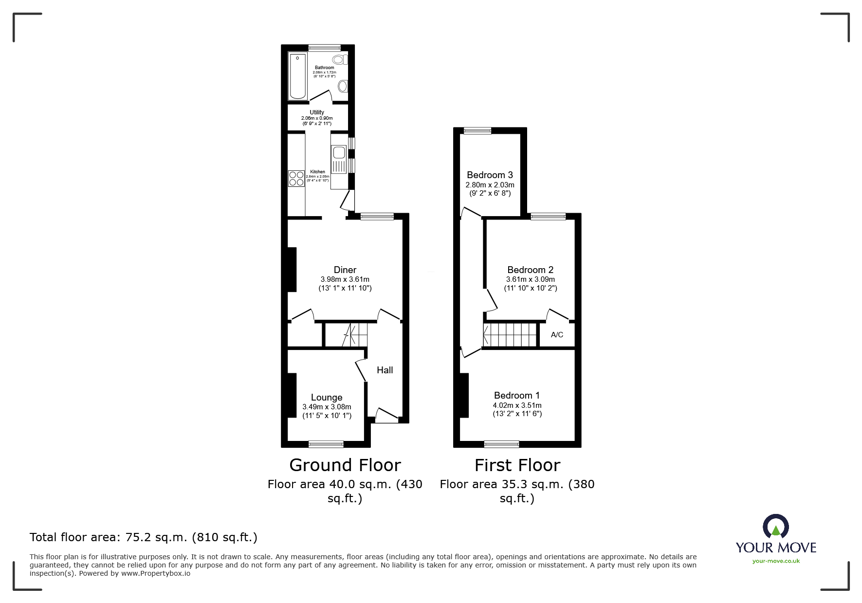 11, Dorset Street, Lincolnshire floorplan