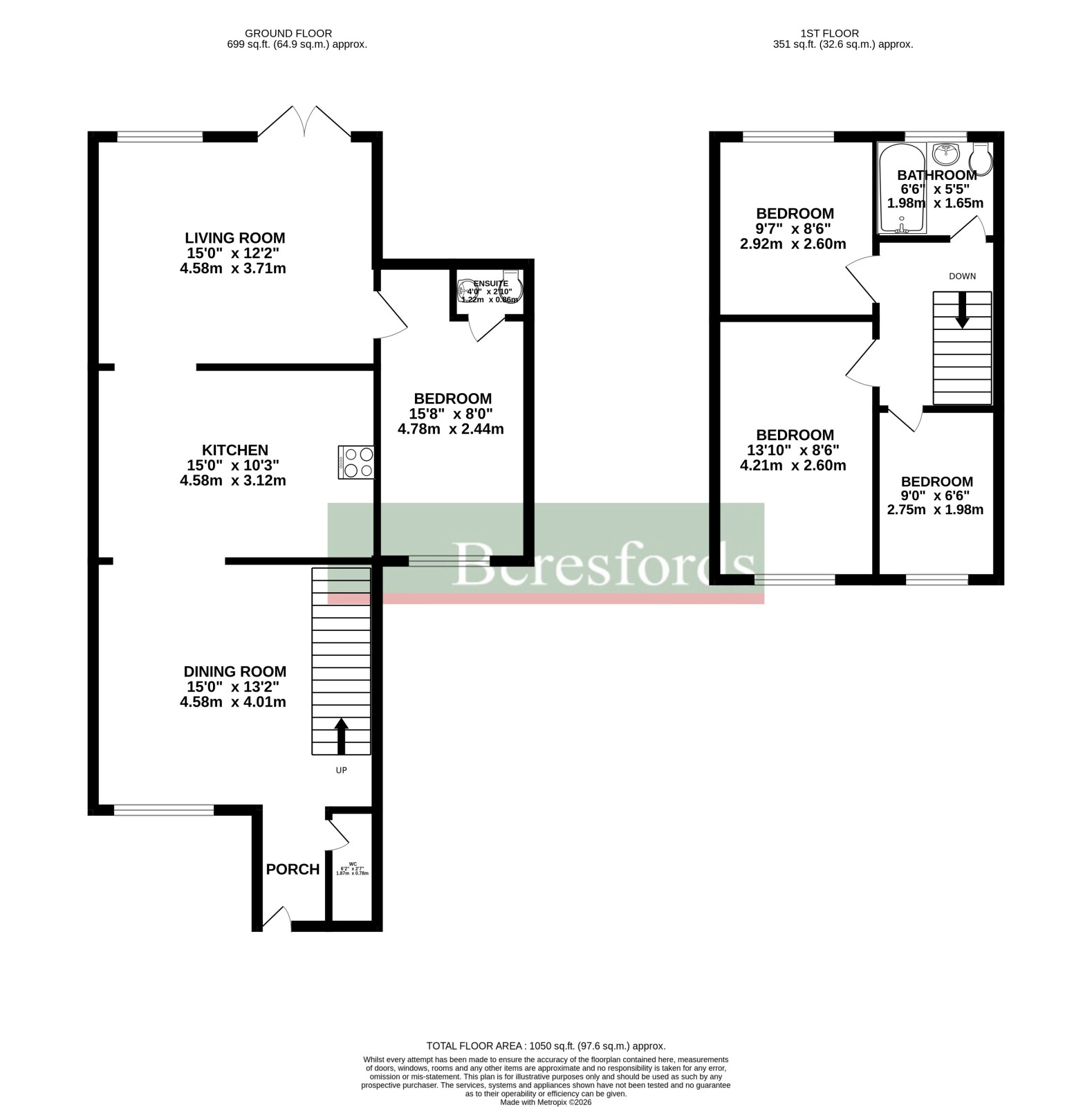 62, Golding Thoroughfare, Chelmsford floorplan