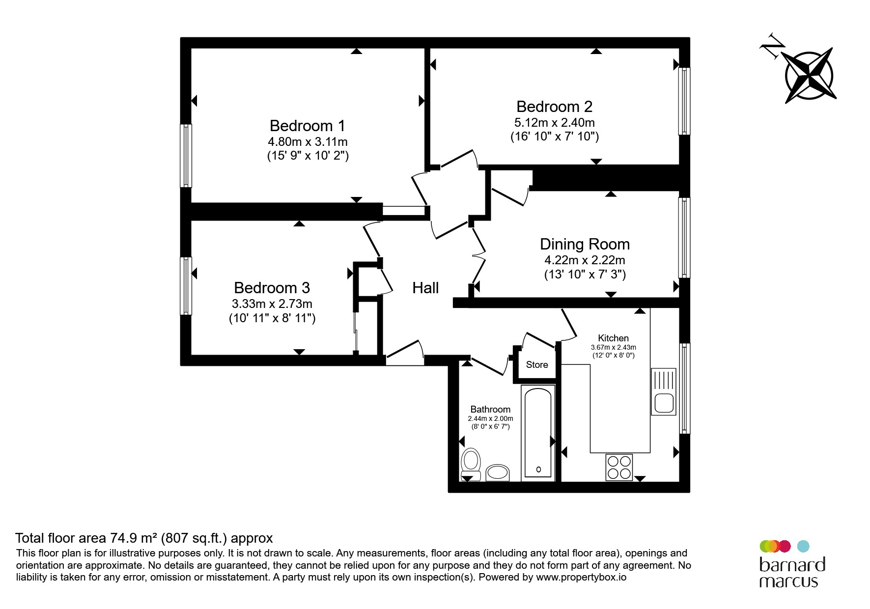 Flat 30, Spencer Court, 208, Woodcote Road, Wallington floorplan