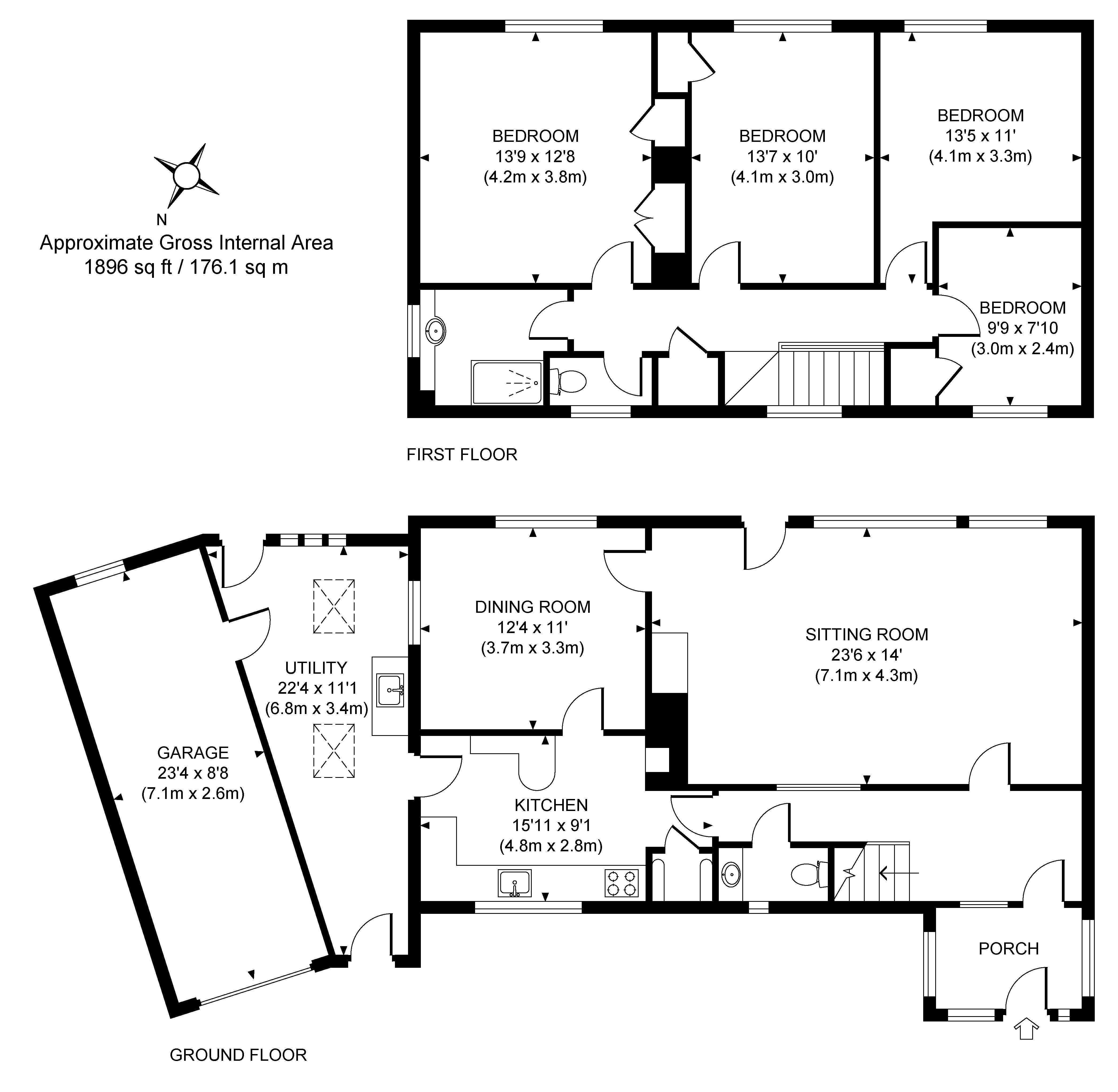 4 Bedrooms Detached house for sale in Heath Drive, Send, Woking GU23