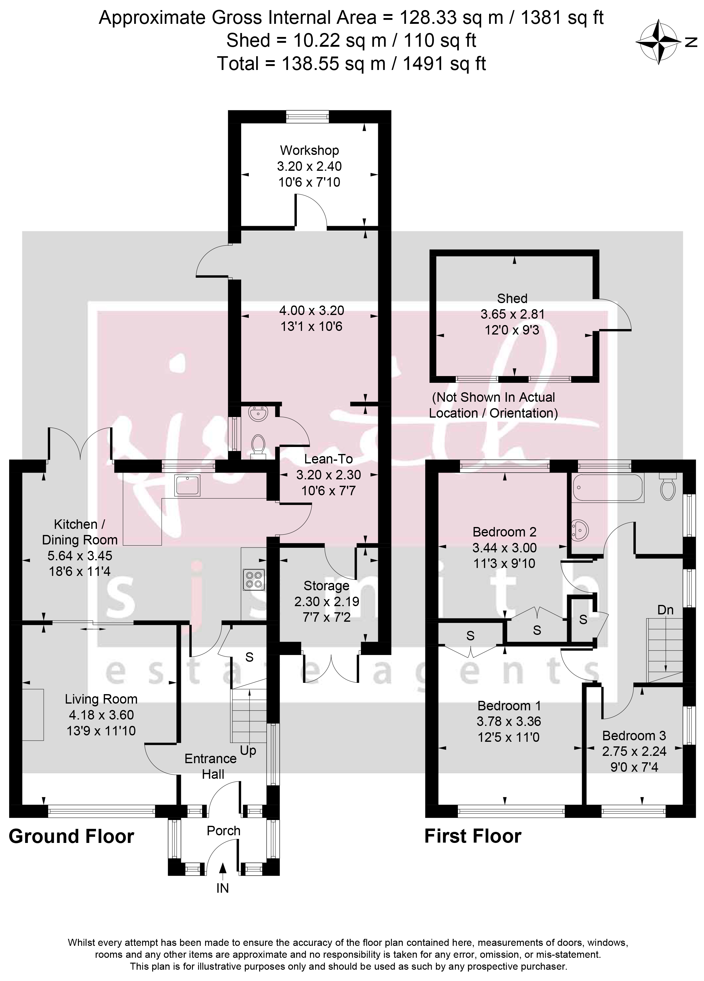 224, Worple Road, Staines-upon-Thames floorplan
