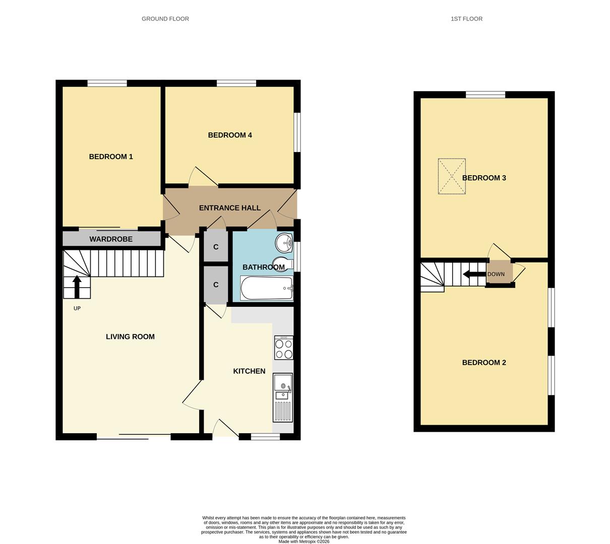 6, Driffield Close, Cottingham floorplan