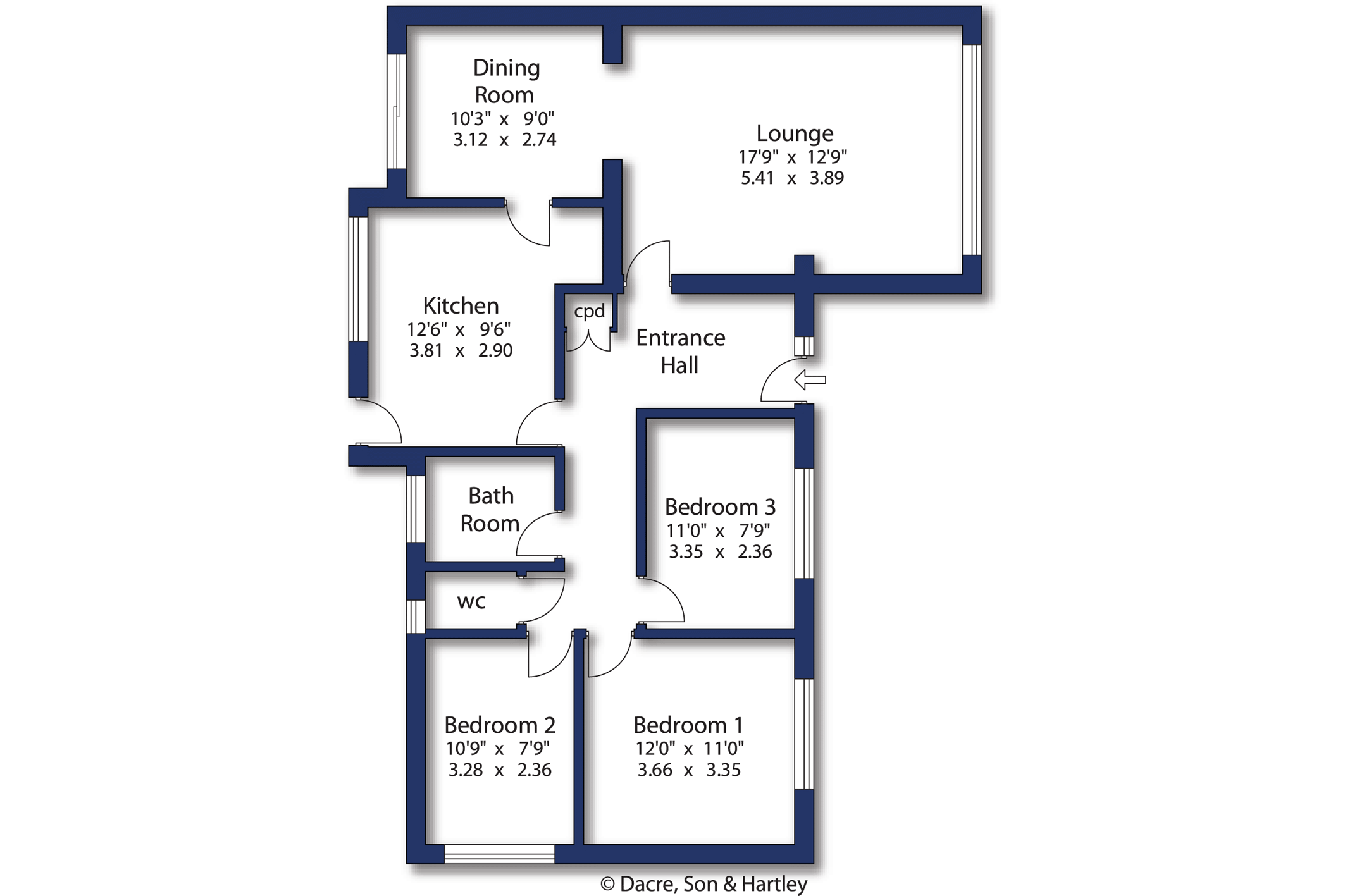 54, Southfield Road, Ilkley floorplan