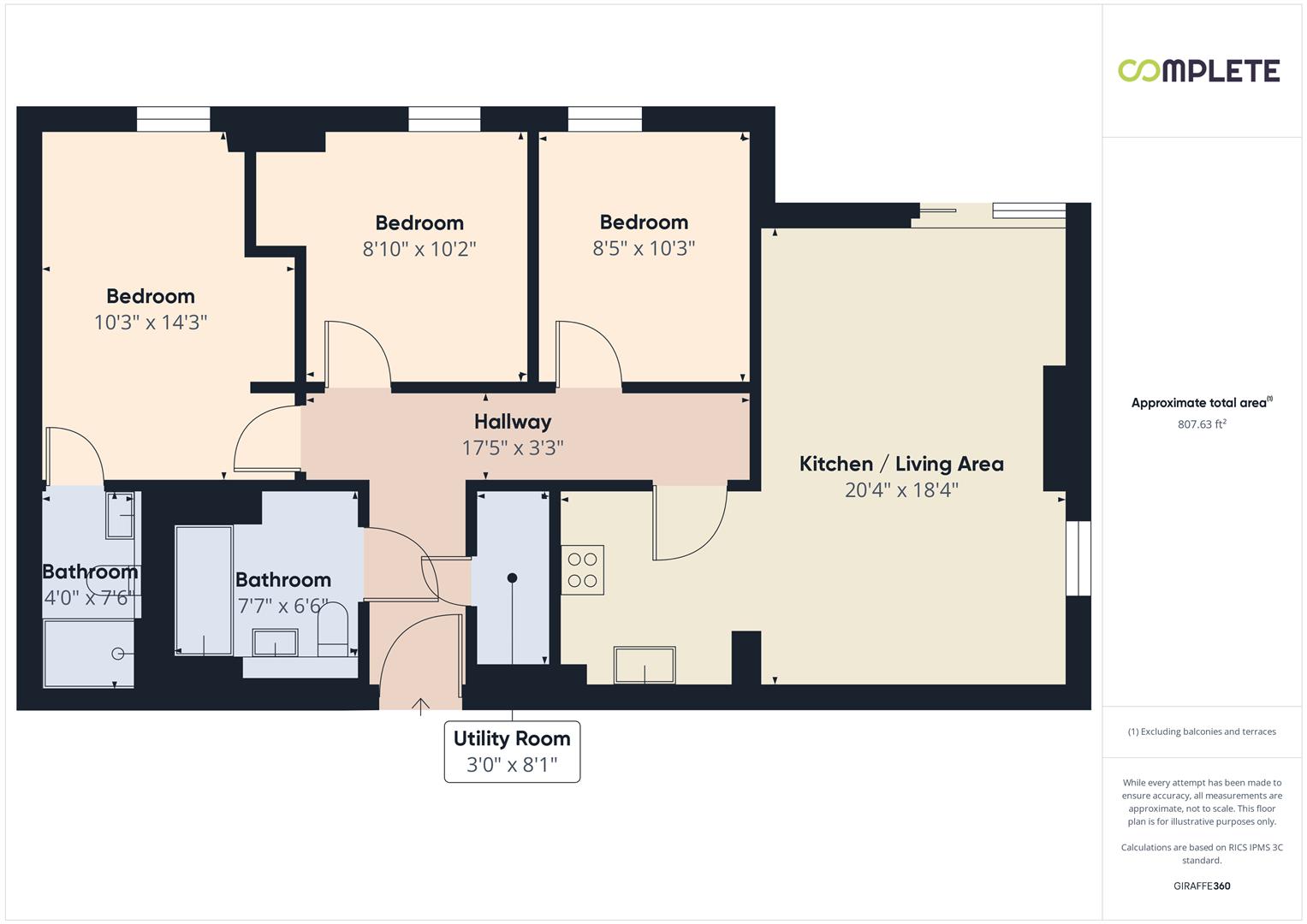 78 The Assembly, 1, Cambridge Street, Manchester floorplan