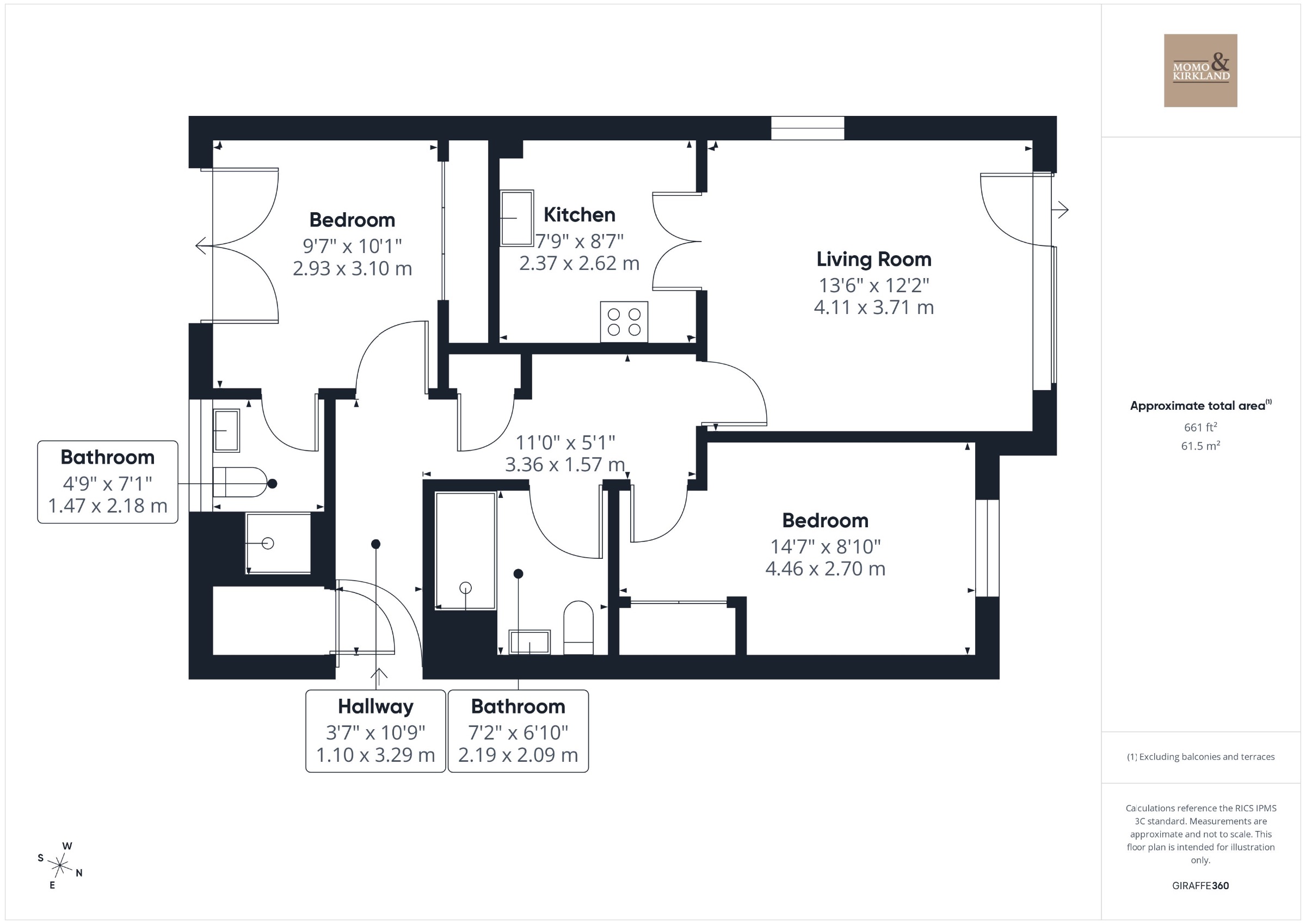 24 Mitchell Way, Glasgow floorplan