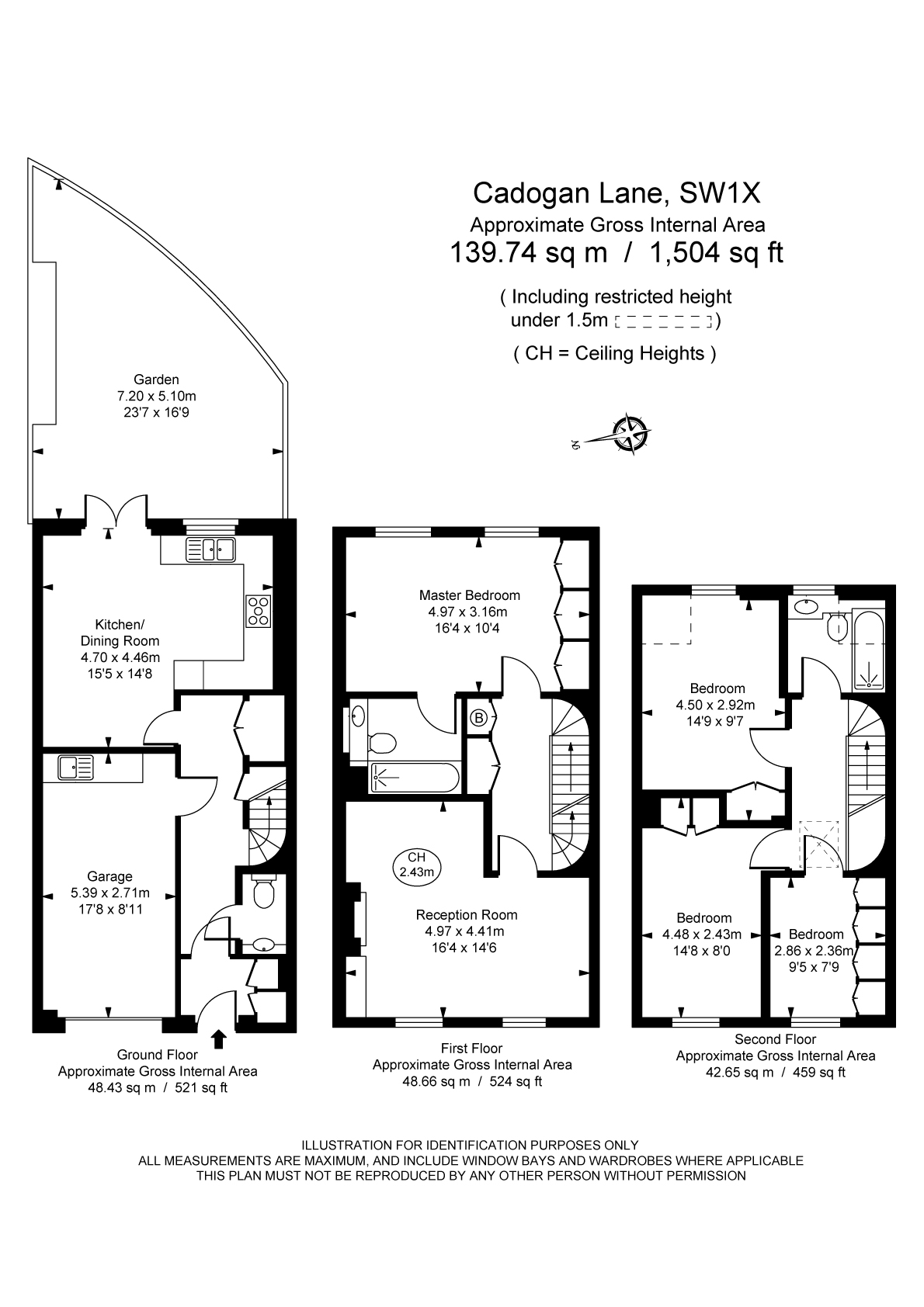 Cadogan Lane, London SW1X, 4 bedroom terraced house to rent 62306288
